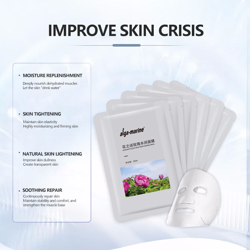 HANANO PUZZLE ROSE MOISTURIZING MASK